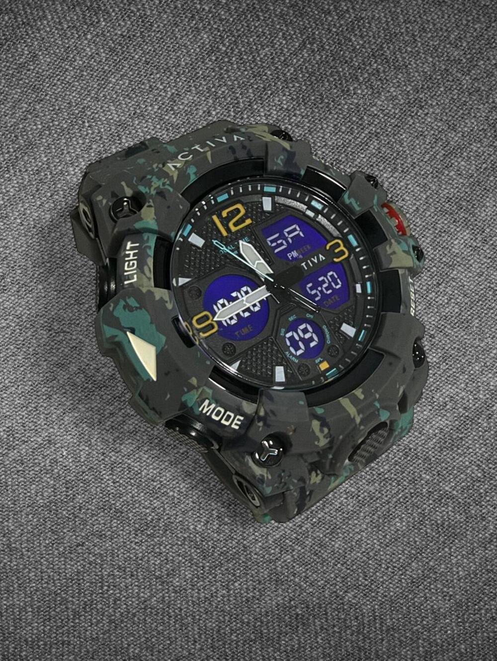 NWT Activa Decus X Invicta 49mm Camo Analog Digital Watch - Picture 5 of 8